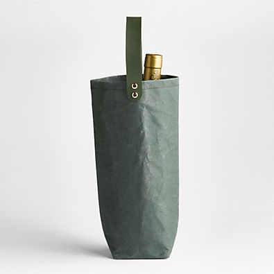 View Reusable Green Wine Tote details