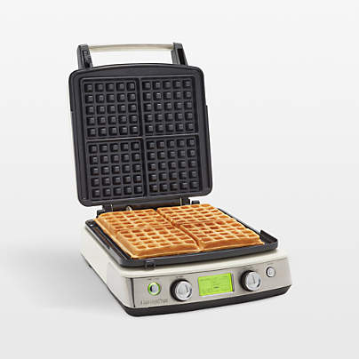 GreenPan ™ Elite 4-Slice Waffle Maker in Cloud Cream