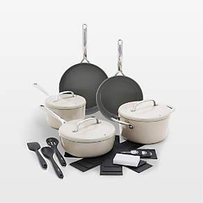 GP5 Colors Ceramic Nonstick 9.5 and 11 Frypan Set | Taupe