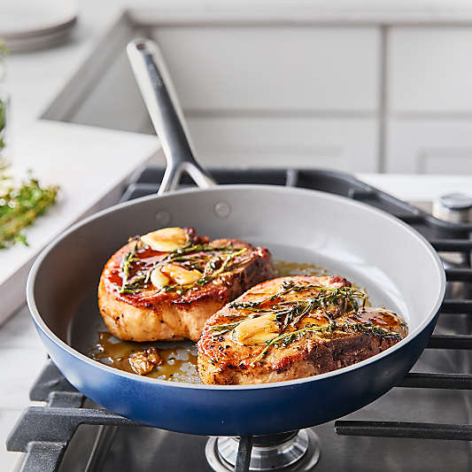 Greenpan ™ GP5 Oxford Blue Hard-Anodized Ceramic Nonstick 9.5" and 11" Fry Pan Set