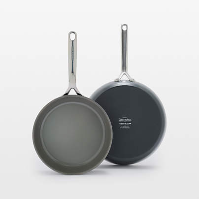 Greenpan ™ GP5 Slate Grey Hard-Anodized Ceramic Non-Stick 9.5" and 11" Fry Pan Set