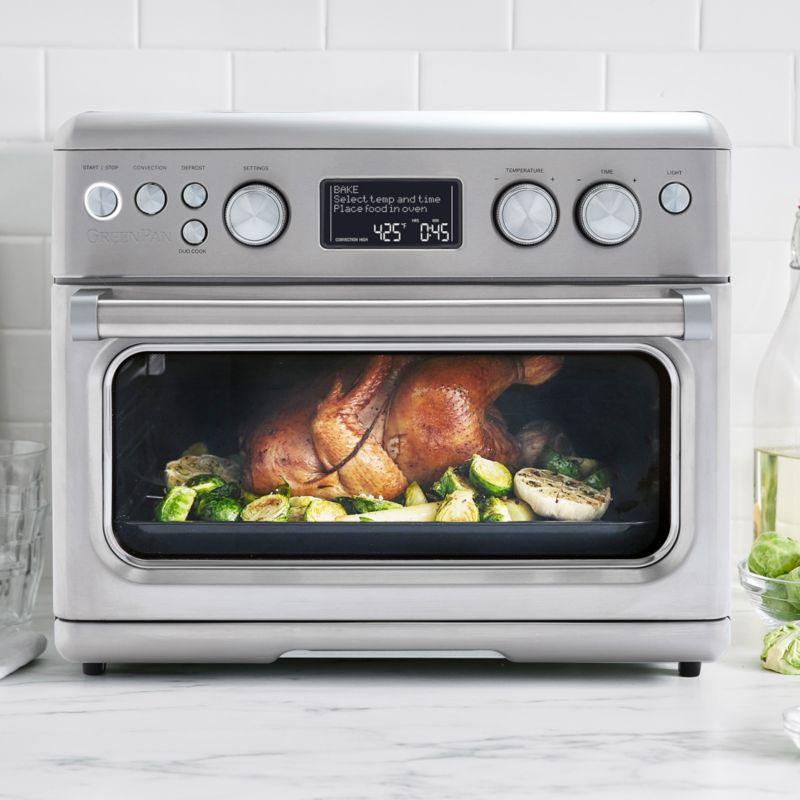 GreenPan™ Elite Convection Air Fryer Toaster Oven in Stainless Steel - image 3 of 5