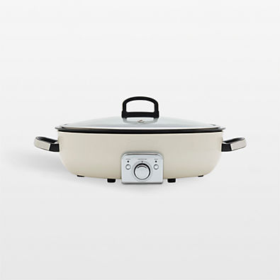 View GreenPan ™ Elite Oval Electric Skillet in Cloud Cream details