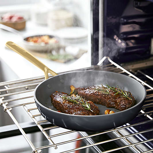 GreenPan ™ GP5 Slate Ceramic Non-Stick 14-Piece Cookware Set with Champagne Handles