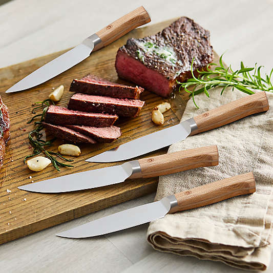 Greenpan™ Elite Light Pakka Wood 8-Piece Steak Knife Set