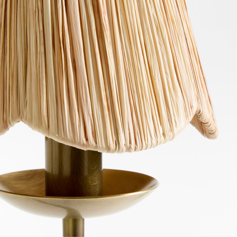 Greta Scalloped Raffia Kids Chandelier - image 3 of 9