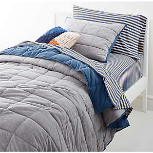 boys gray bedding