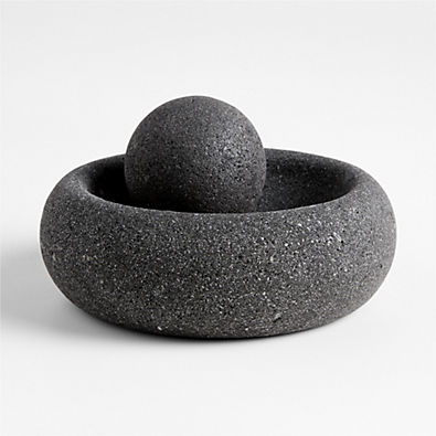 View Lava Stone Mortar and Pestle details