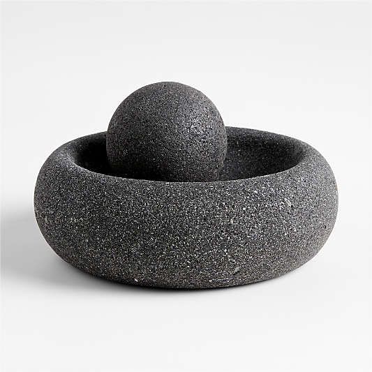 Lava Stone Mortar and Pestle