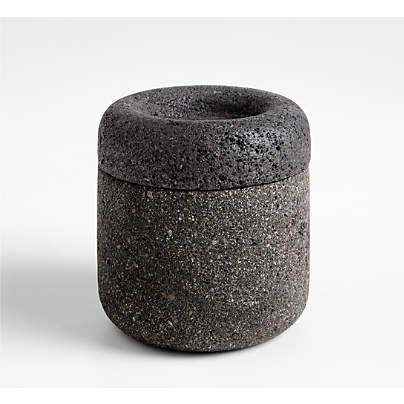 Lava Stone Salt Cellar