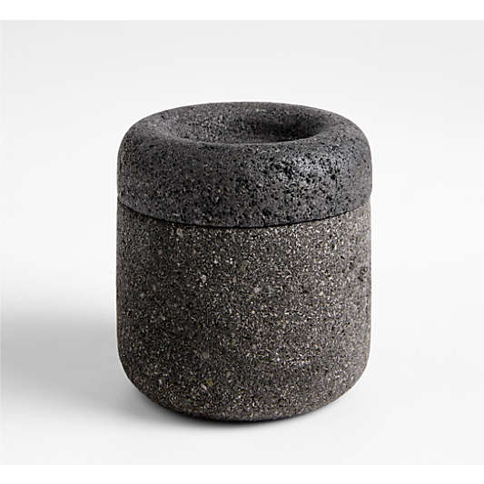 Lava Stone Salt Cellar