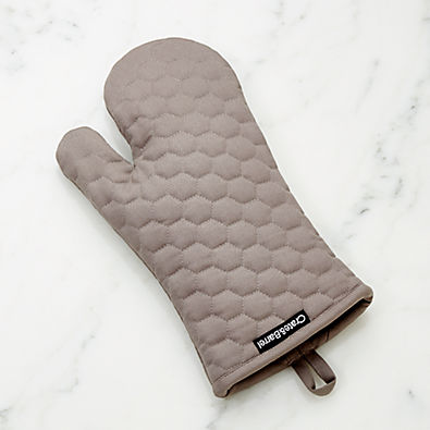 View Grey Quilted Oven Mitt details