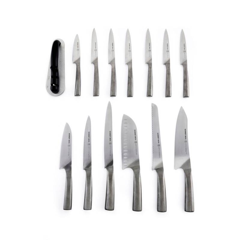 Schmidt Brothers ® Grey Shiplap 15-Piece Knife Set