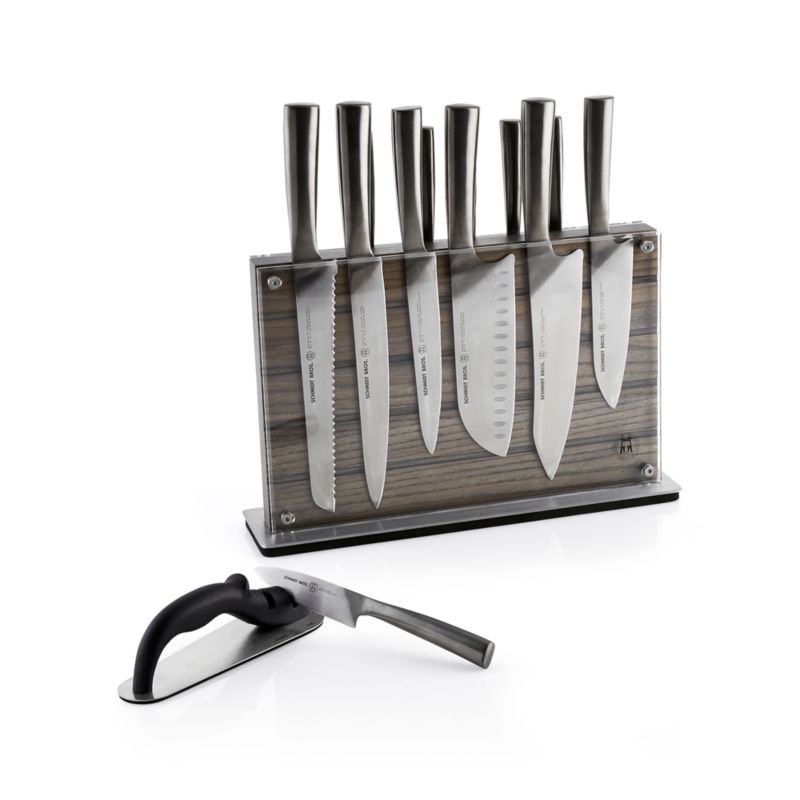 Schmidt Brothers ® Grey Shiplap 15-Piece Knife Set