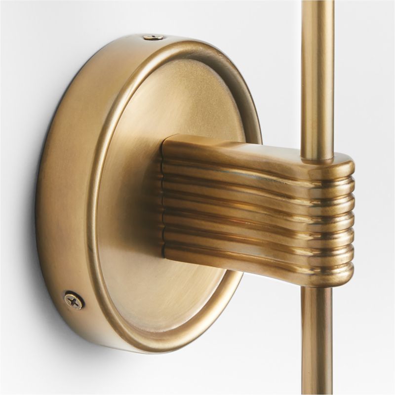 Griffin Burnished Brass Wall Sconce Light - image 9 of 10