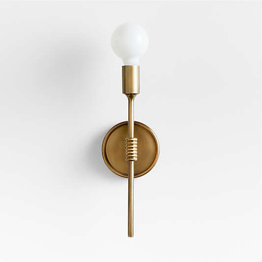 Brass Sconces | Crate & Barrel