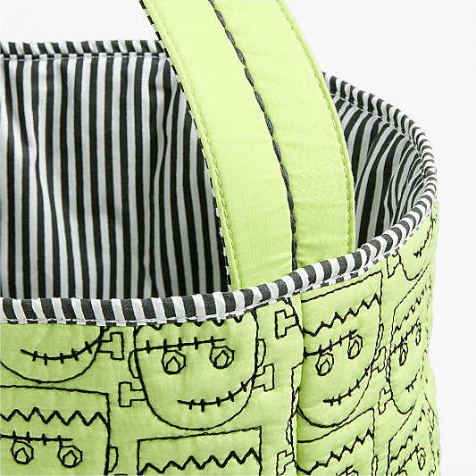 Green Frankenstein Halloween Kids Treat Bag
