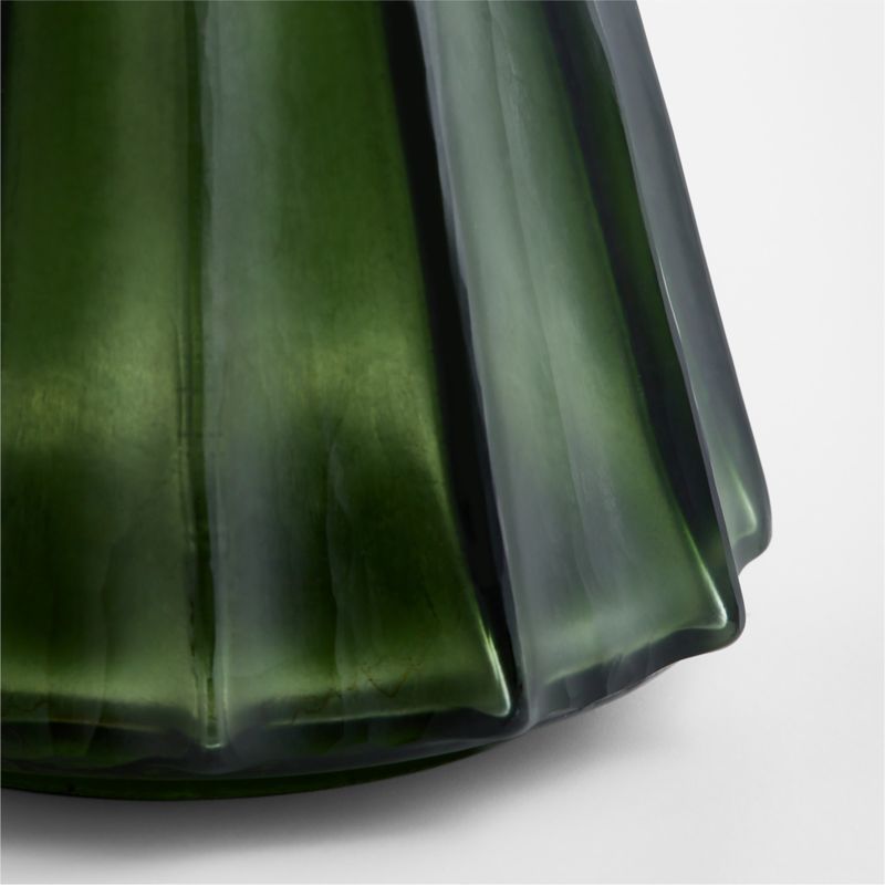 Green Glass Christmas Tree, Small 7" - image 6 of 7