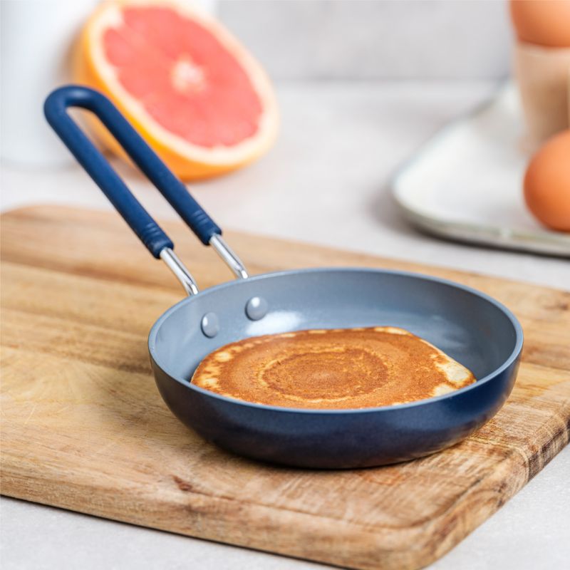 GreenPan ™ Navy Ceramic Non-Stick 5" Mini Round Egg Pan - image 3 of 6