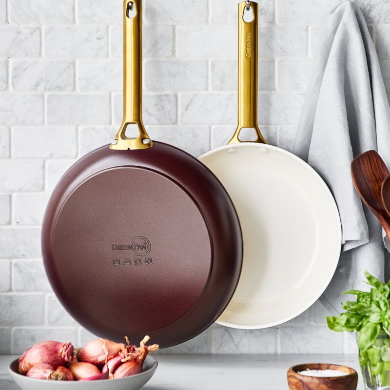 GreenPan ™ Reserve Merlot 2-Piece 10" and 12" Ceramic Non-Stick Fry Pan Set - image 4 of 8