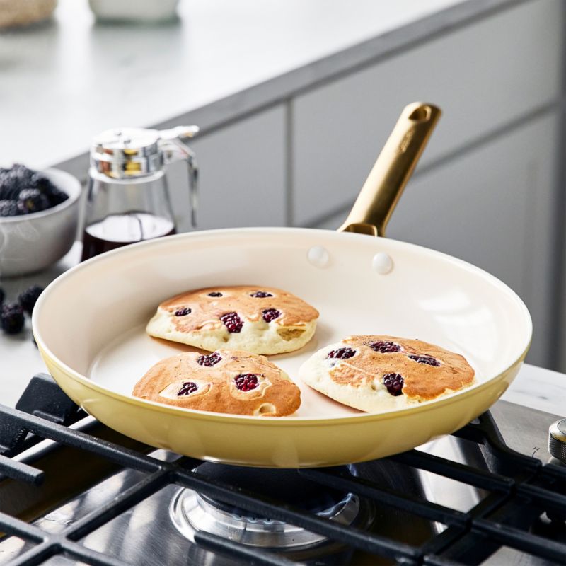 GreenPan ™ Reserve Sunrise 2-Piece 10" and 12" Ceramic Non-Stick Fry Pan Set - image 6 of 7