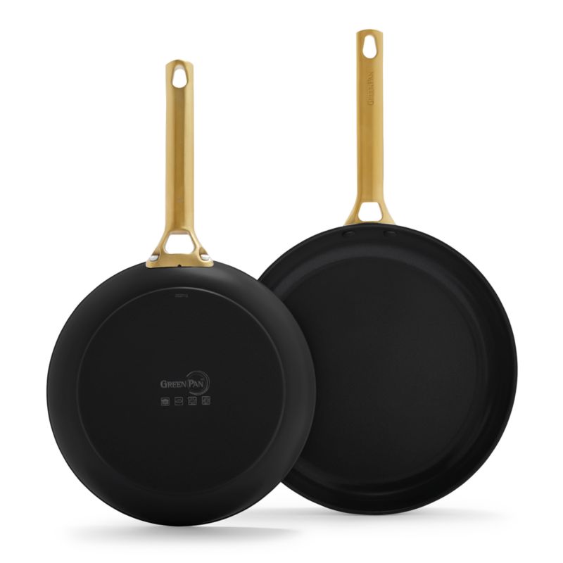 GreenPan ™ Reserve Black 2-Piece 10" and 12" Ceramic Non-Stick Frying Pan Set - image 8 of 8