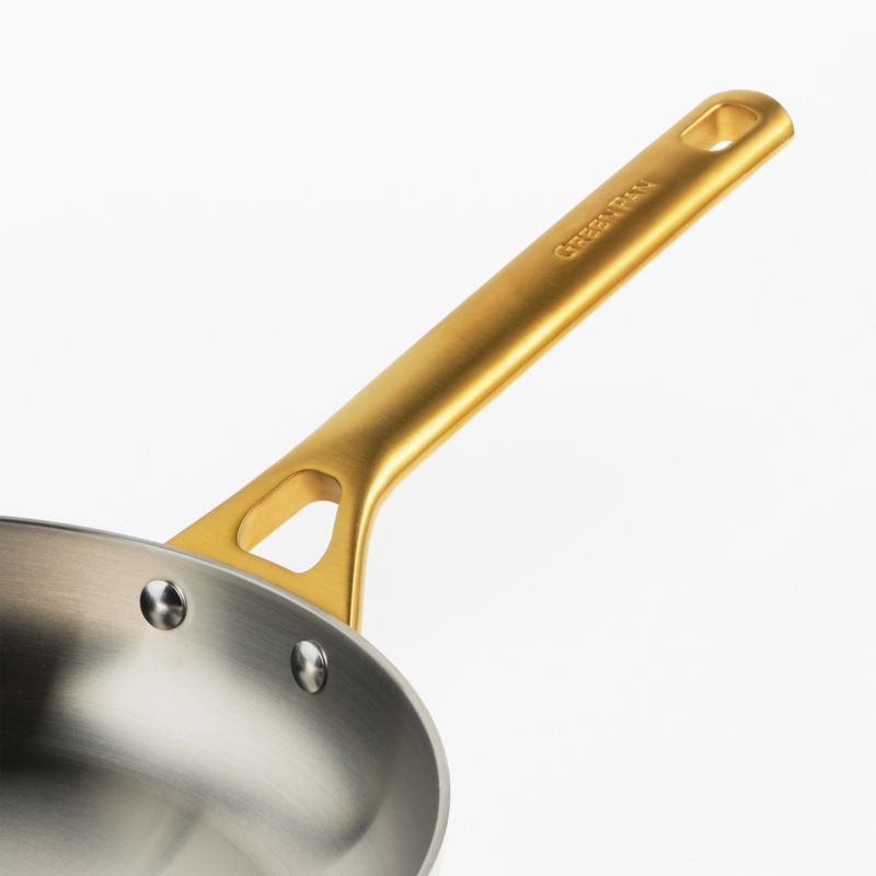 GreenPan™ Reserve Pro Macadamia Stainless Steel 10" and 12" Fry Pan Set - image 9 of 10