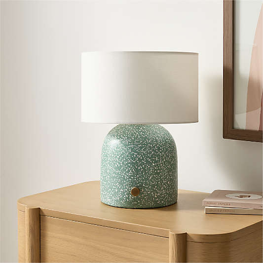Green Terrazzo Kids Table lamp