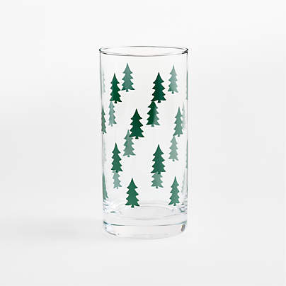 Green Trees 18-oz. Highball Glass