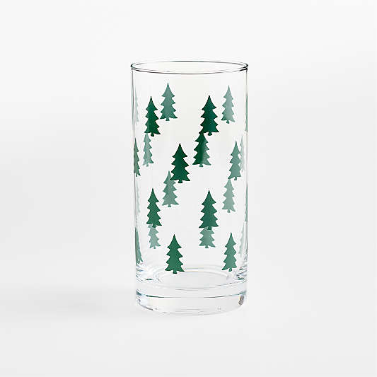 Green Trees 18-oz. Highball Glass