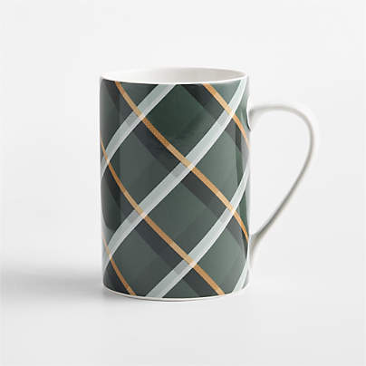 Green Tartan 12.75-oz. Mug