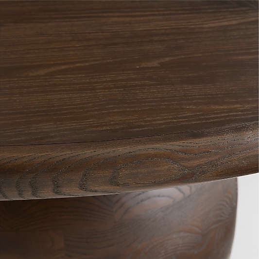 Melbourne 54" Round Wood Pedestal Dining Table by Venus Williams