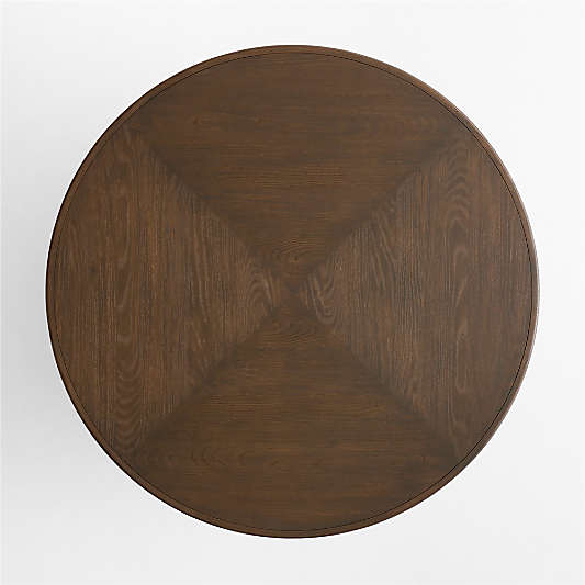 Melbourne 54" Round Wood Pedestal Dining Table by Venus Williams