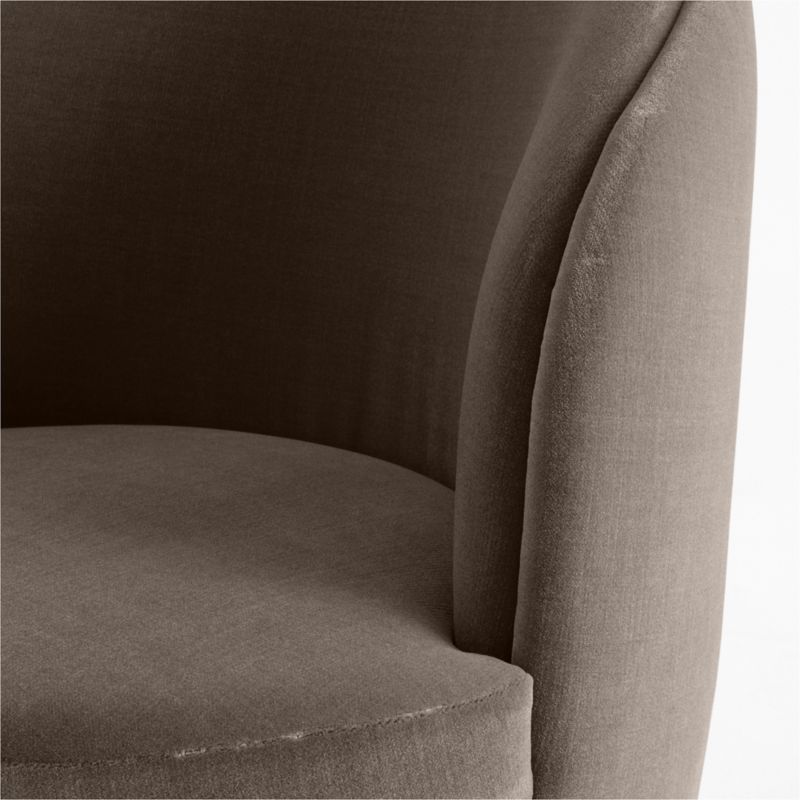 Topspin Taupe Upholstered Dining Chair by Venus Williams - image 7 of 8