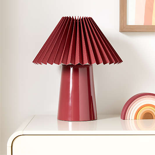 Varsity Maroon Kids Table Lamp by Venus Williams