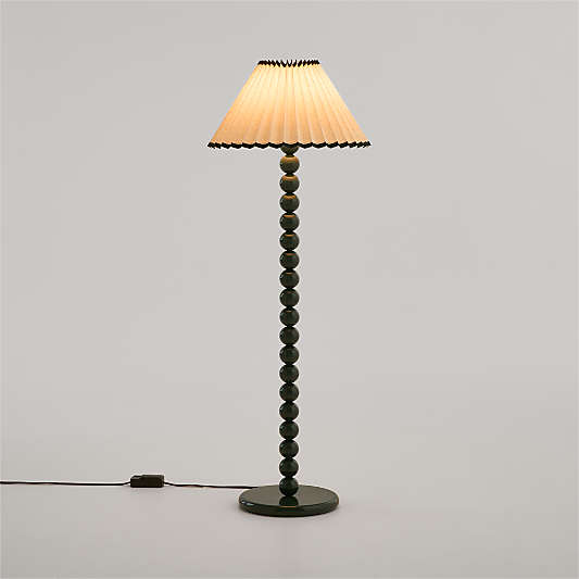 Varsity Pleated Shade Kids Floor Lamp by Venus Williams