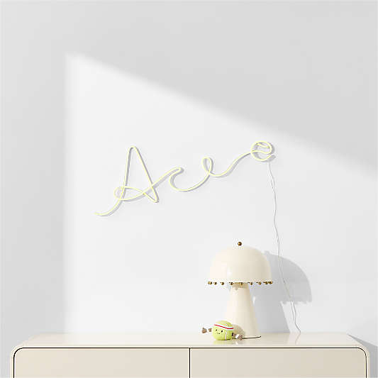 Grand Slam Ace Neon Kids Wall Light by Venus Williams