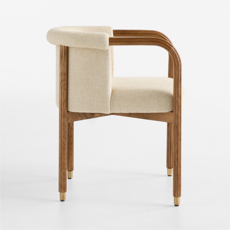 Advantage Ivory Upholstered Wood Dining Chair by Venus Williams - image 4 of 6