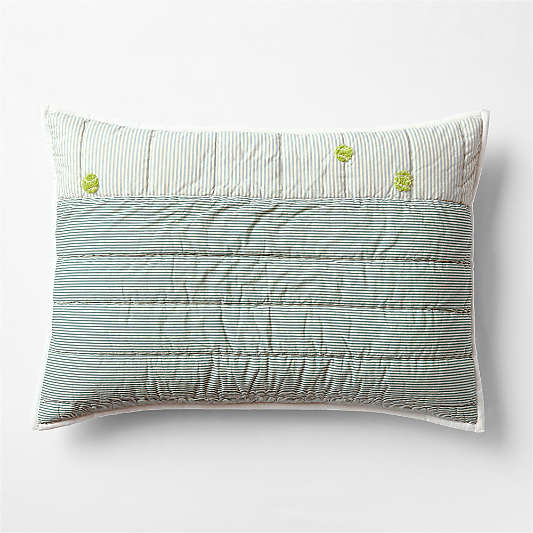 Grand Slam Embroidered 100% Organic Cotton Kids Pillow Sham by Venus Williams