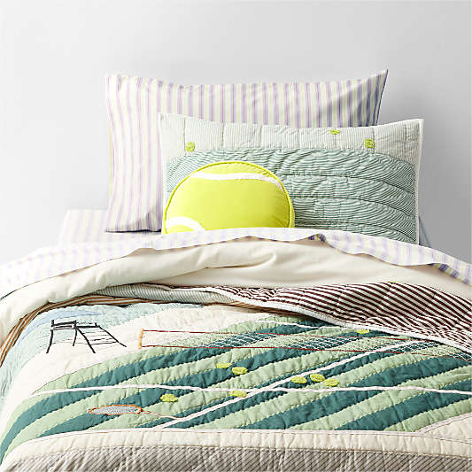 Grand Slam Embroidered 100% Organic Cotton Kids Quilt by Venus Williams