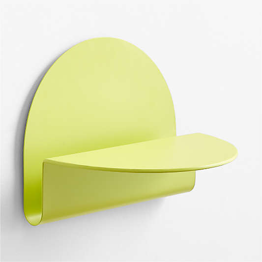 Outline Tennis Ball Green Kids Wall Shelf by Venus Williams