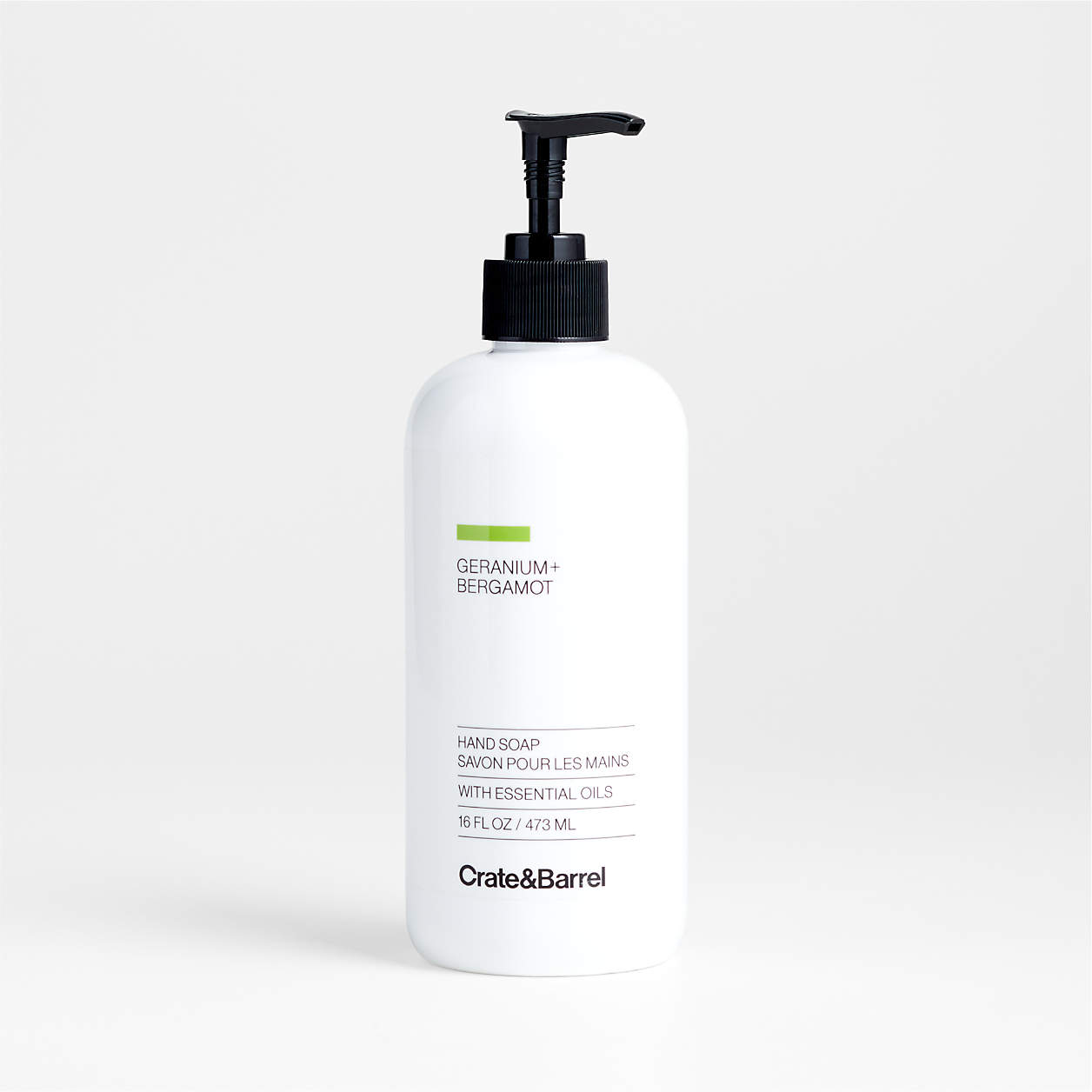 Geranium + Bergamot Hand Soap + Reviews Crate & Barrel