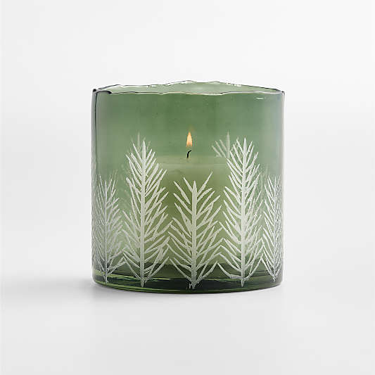 Green Etched Pine Small Hurricane