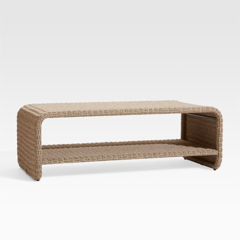 Grotta Outdoor Wicker Coffee Table - image 5 of 7