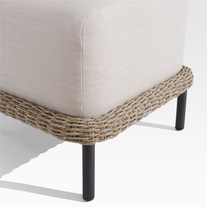 Grotta Outdoor Wicker Ottoman - image 4 of 5