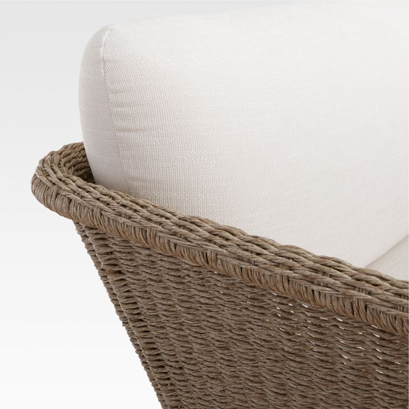 Grotta 74" Outdoor Wicker Sofa - image 8 of 10