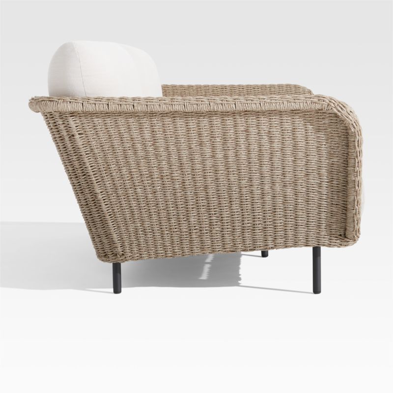 Grotta 74" Outdoor Wicker Sofa - image 6 of 10