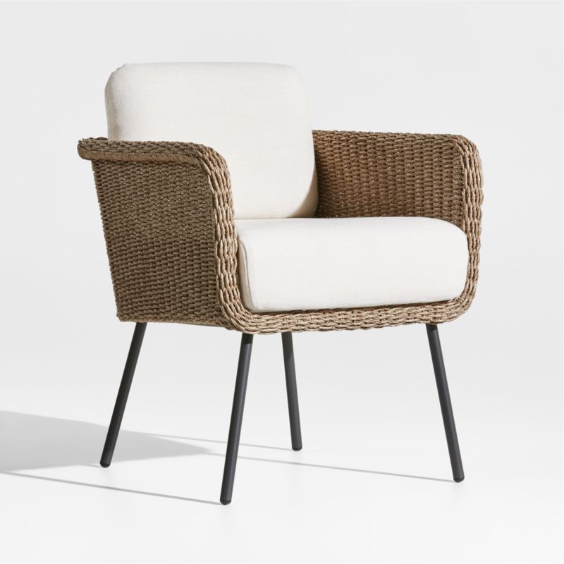 Grotta Wicker Outdoor Dining Arm Chair - image 4 of 8