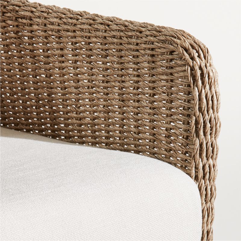 Grotta Wicker Outdoor Dining Arm Chair - image 7 of 8