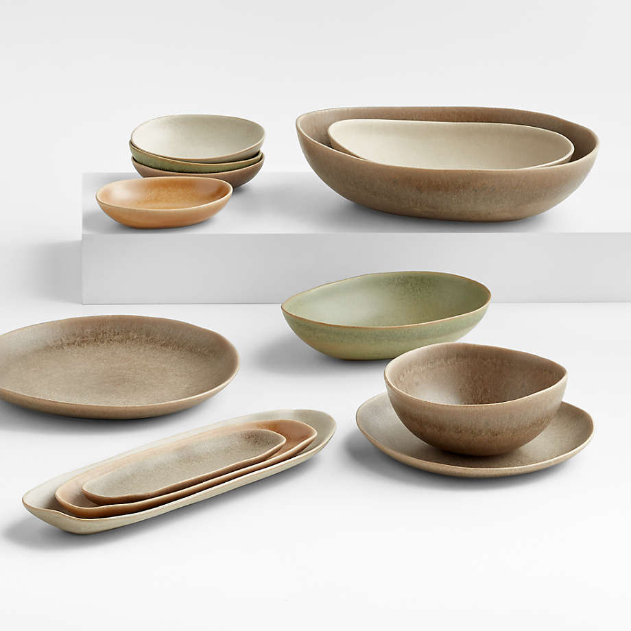 Orabel Melamine Bowls with Lids, Set of 3 | Crate & Barrel